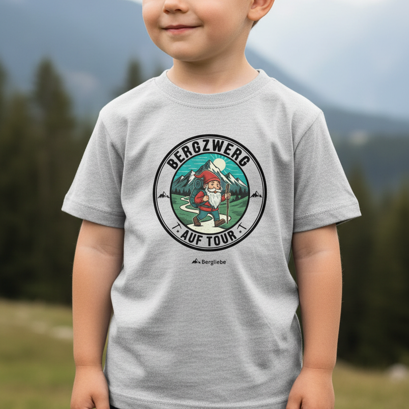 Bergliebe® Bergzwerg Kinder T-Shirt - Bergliebe Store