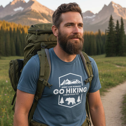 Go Hiking - Unisex Premium Organic T-Shirt