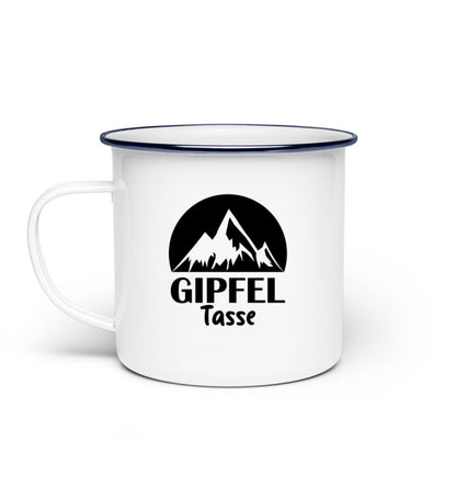 Gipfeltasse Emaille Tasse - Bergliebe Store
