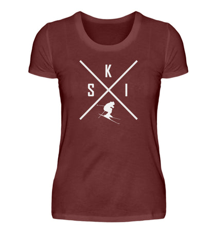 SKI - Damen Premium T-Shirt - Bergliebe Store