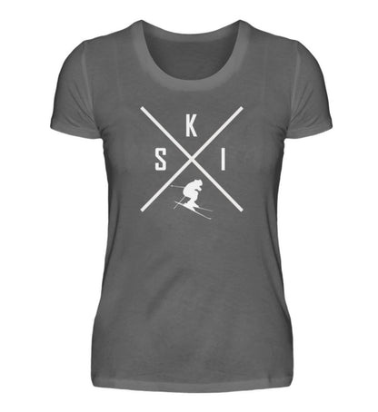 SKI - Damen Premium T-Shirt - Bergliebe Store
