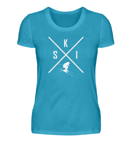 SKI - Damen Premium T-Shirt - Bergliebe Store