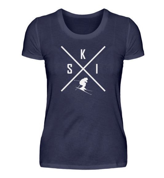SKI - Damen Premium T-Shirt - Bergliebe Store