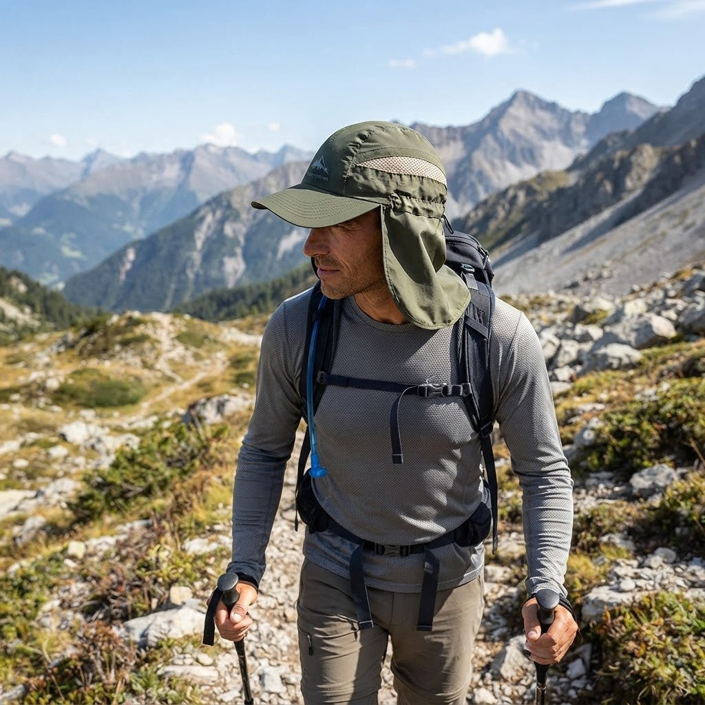Bergliebe® Sahara Cap mit Nackenschutz