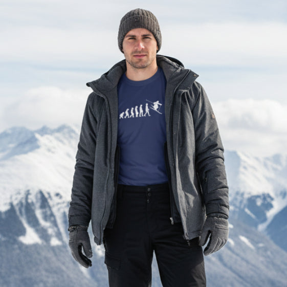 Ski Evolution - Unisex Premium Organic T-Shirt