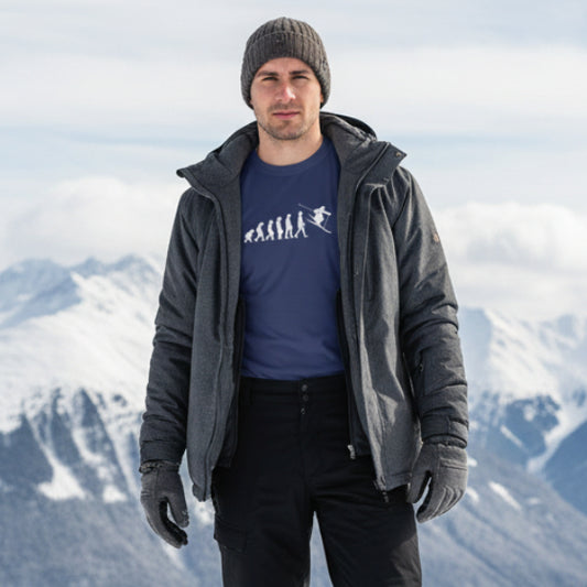 Ski Evolution - Unisex Premium Organic T-Shirt