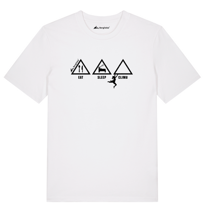 Bergliebe® Eat Sleep Climb Unisex Premium Organic T-Shirt