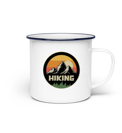 Hiking Emaille Tasse - Bergliebe Store