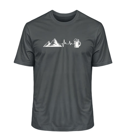 Berg Bier Herzschlag - Unisex Premium Organic T-Shirt - Bergliebe Store