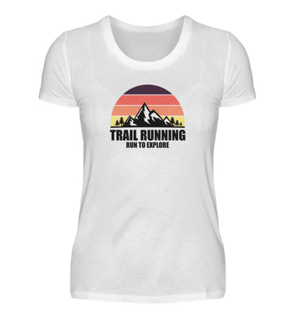 Trail Running - Damen Premium T-Shirt - Bergliebe Store