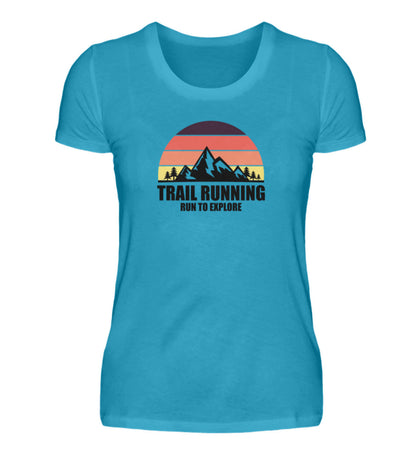 Trail Running - Damen Premium T-Shirt - Bergliebe Store