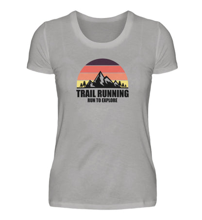 Trail Running - Damen Premium T-Shirt - Bergliebe Store