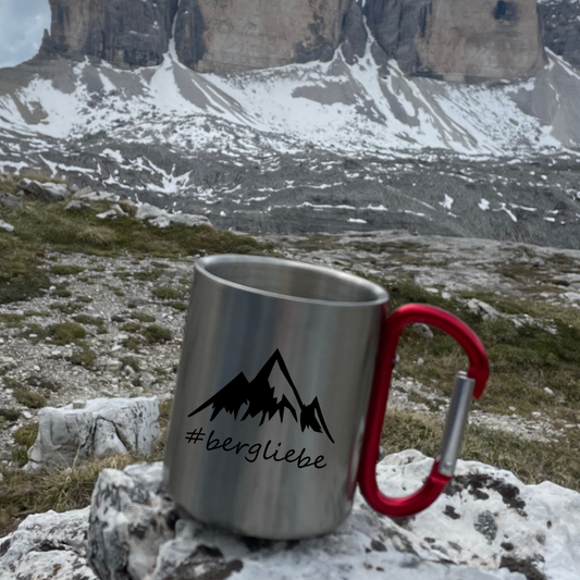 Bergliebe - Edelstahl Karabiner Tasse - Bergliebe Store