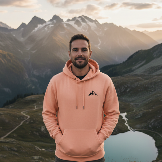 Bergliebe® Light Peach Edition - Unisex Premium Organic Hoodie - Bergliebe Store