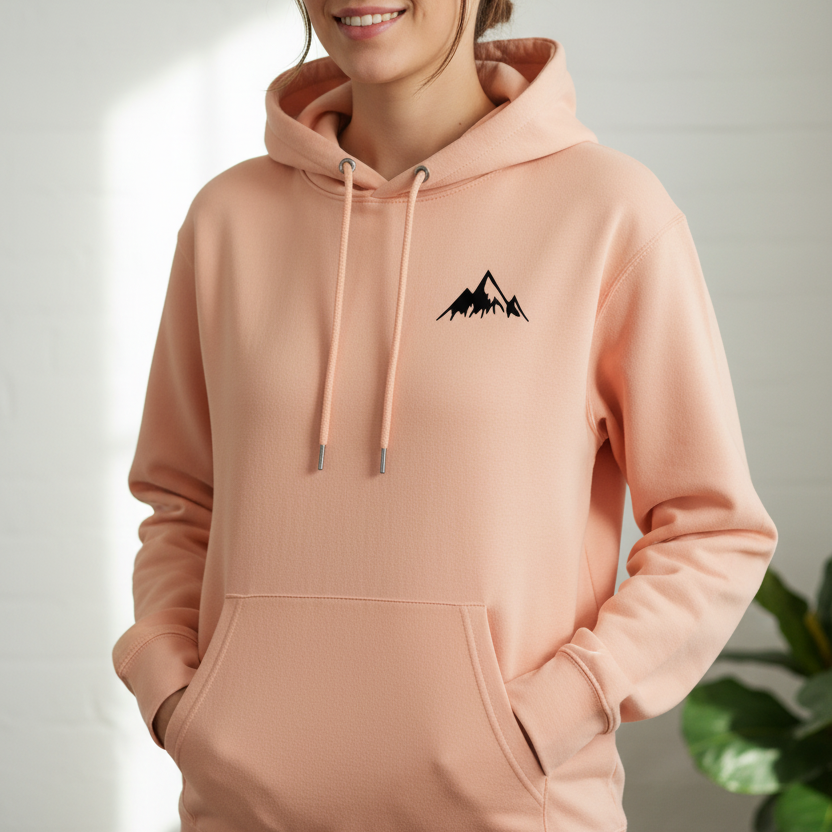 Bergliebe® Light Peach Edition - Unisex Premium Organic Hoodie - Bergliebe Store