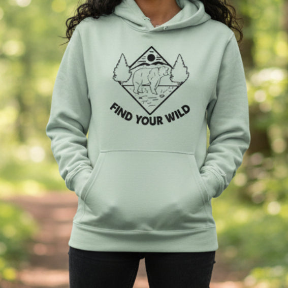Find your wild - Unisex Premium Organic Hoodie