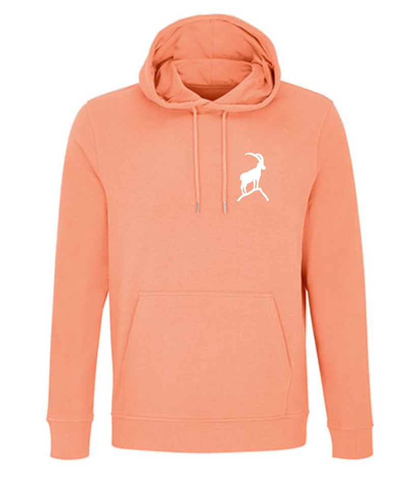 Steinbock Peach Edition - Unisex Premium Organic Hoodie - Bergliebe Store