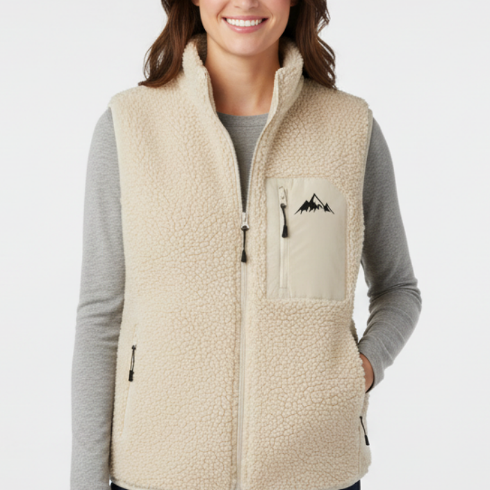 Bergliebe® Unisex Sherpa Bodywarmer Gilet
