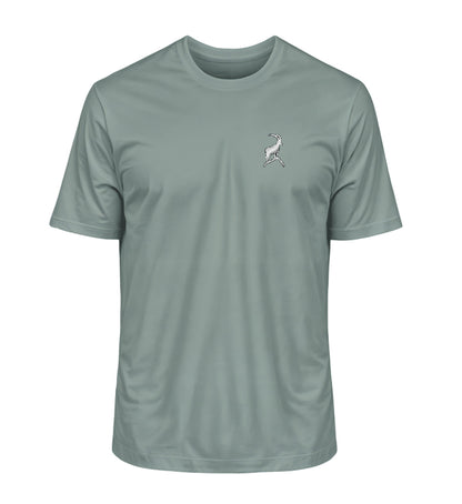Steinbock - Unisex Premium Organic T-Shirt mit Stick - Bergliebe Store