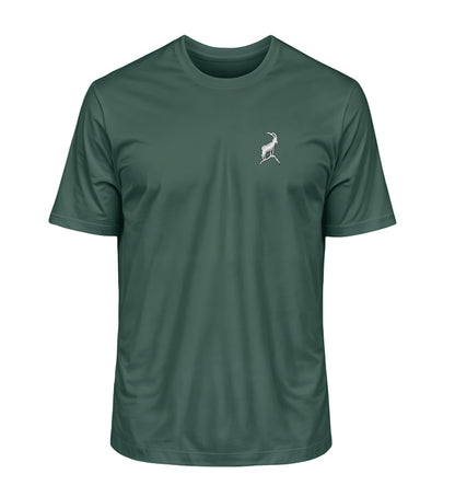 Steinbock - Unisex Premium Organic T-Shirt mit Stick - Bergliebe Store