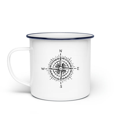 Kompass Emaille Tasse - Bergliebe Store